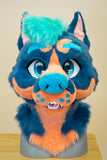 Surfer Bro Staffie Partial Fursuit