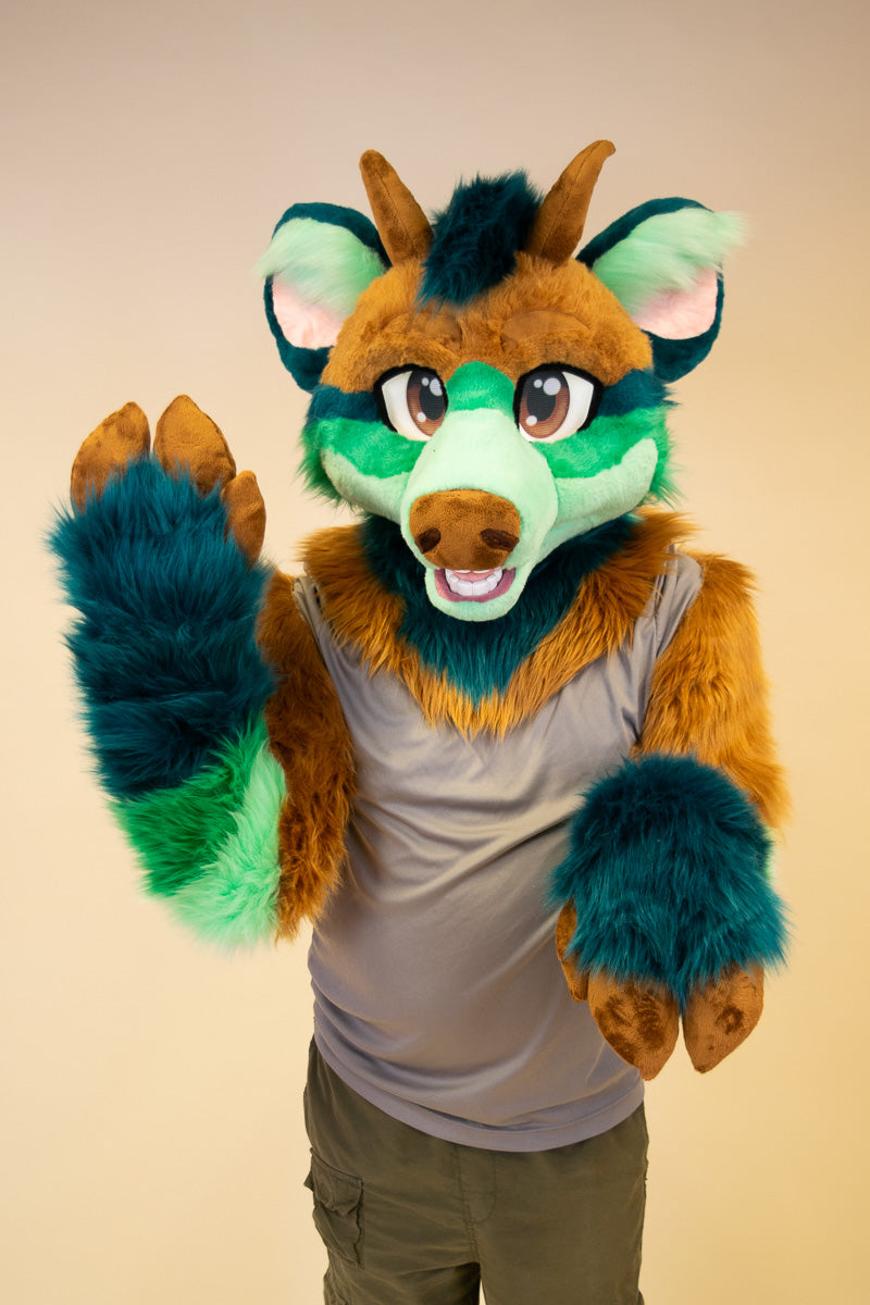 Evergreen Deer Partial Fursuit – lemonbrat