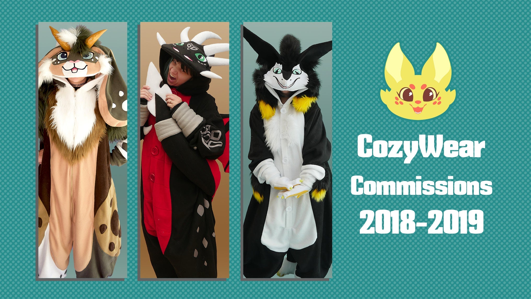 2018-2019 CozyWear: Custom Animal-themed Kigurumi, Pajamas & Hoodie Commissions