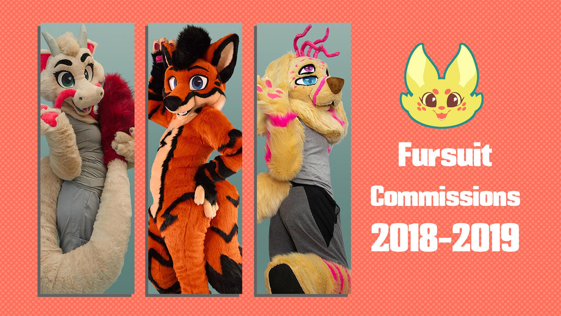 2018-2019 Custom Fursuit Commissions Gallery