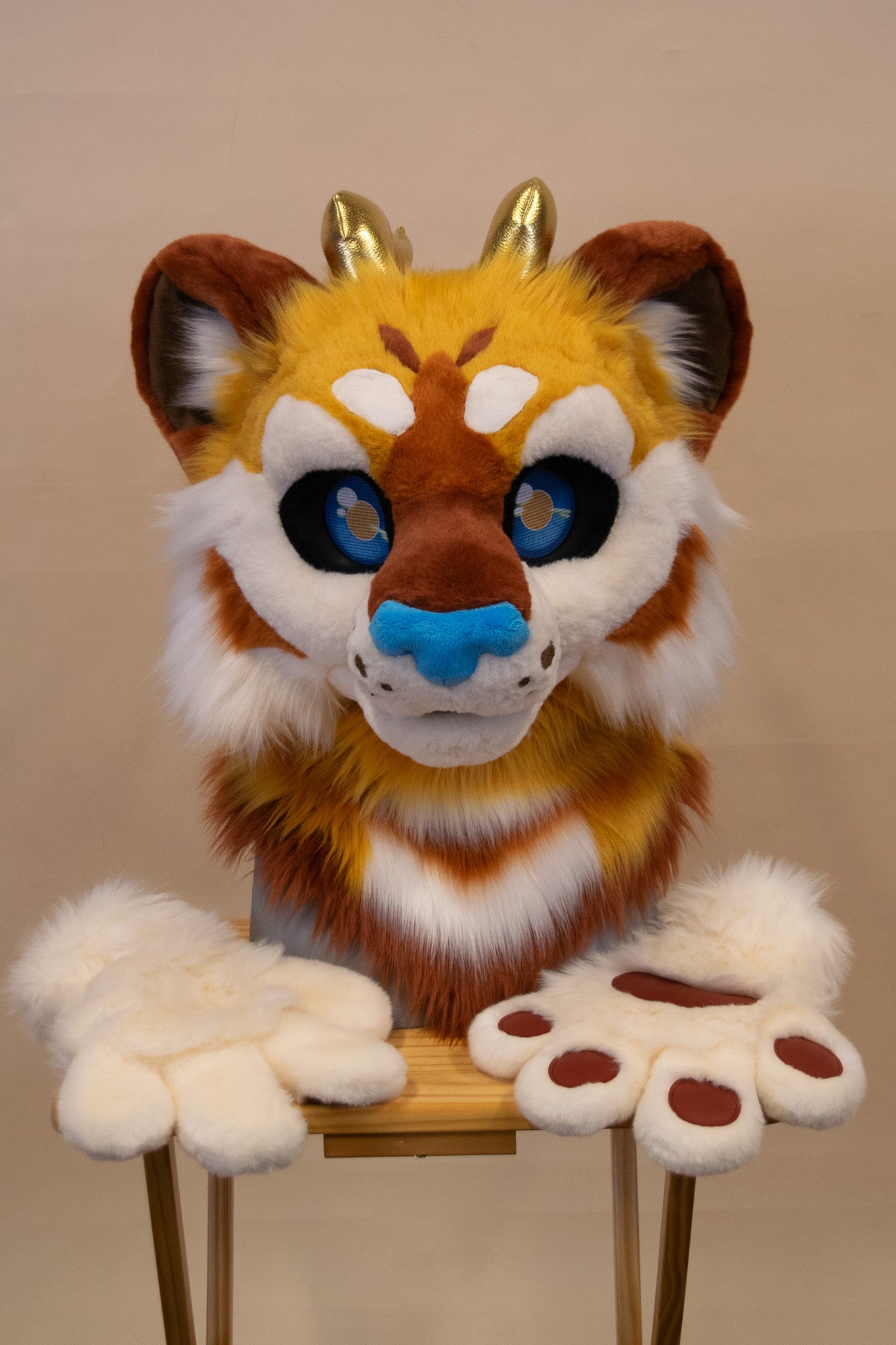 Golden Guardian Partial Fursuit