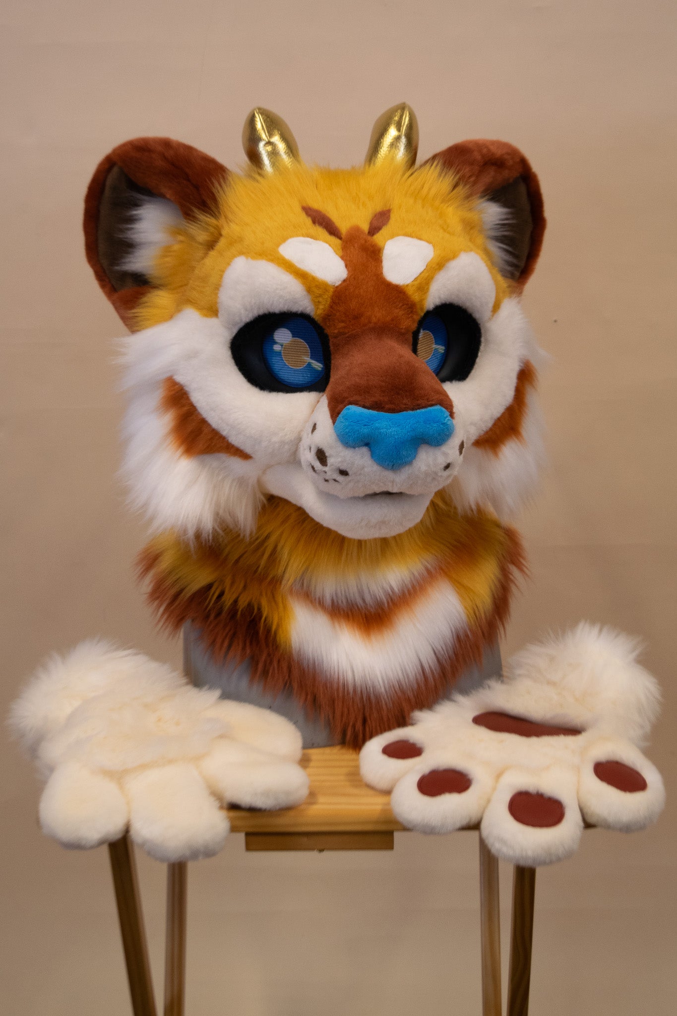 Golden Guardian Partial Fursuit