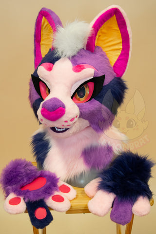 Cosmic Calico Partial Fursuit