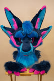 Neon Tides Shark Partial Fursuit