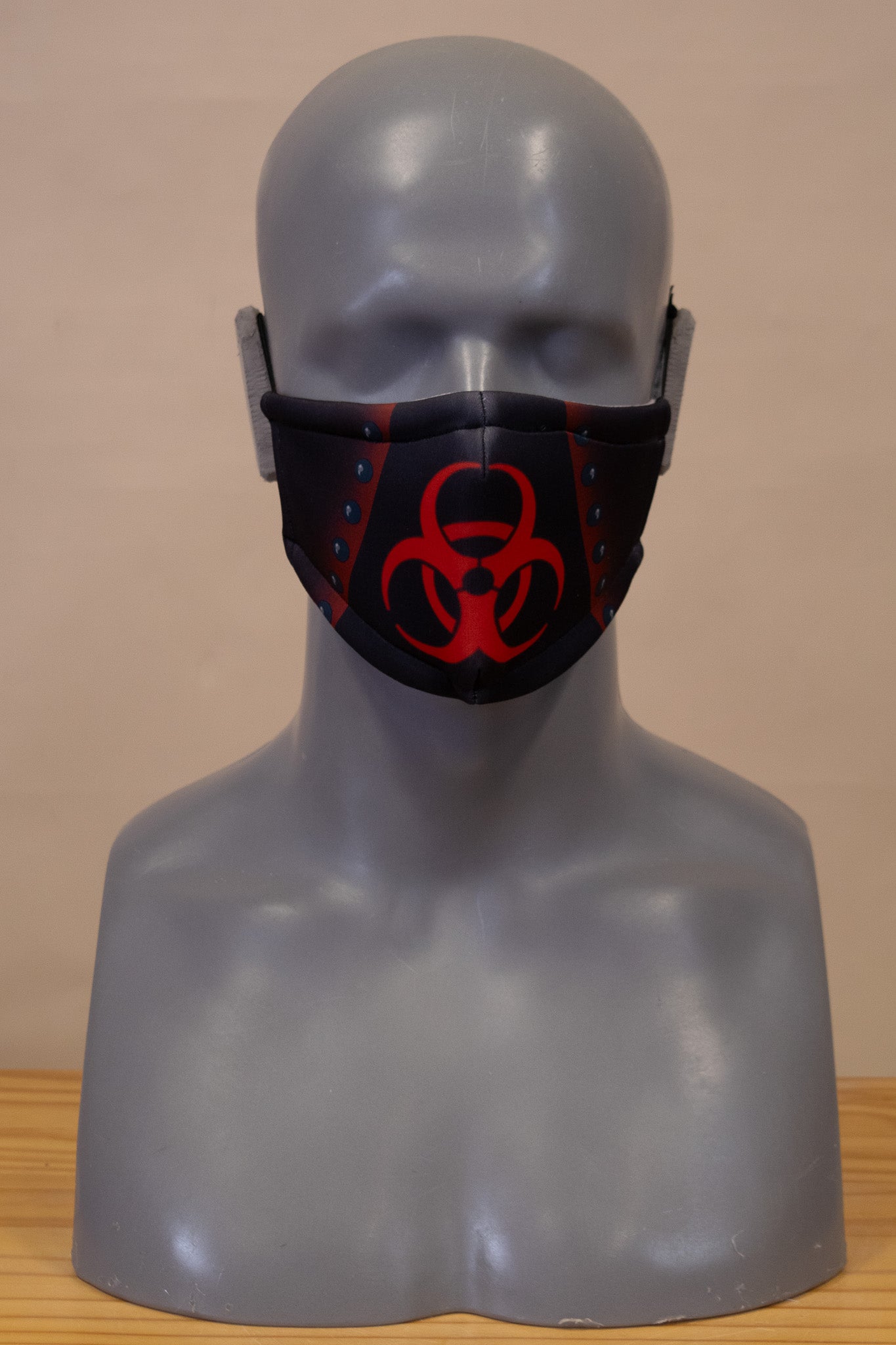 Bio-hazard Face Mask Red