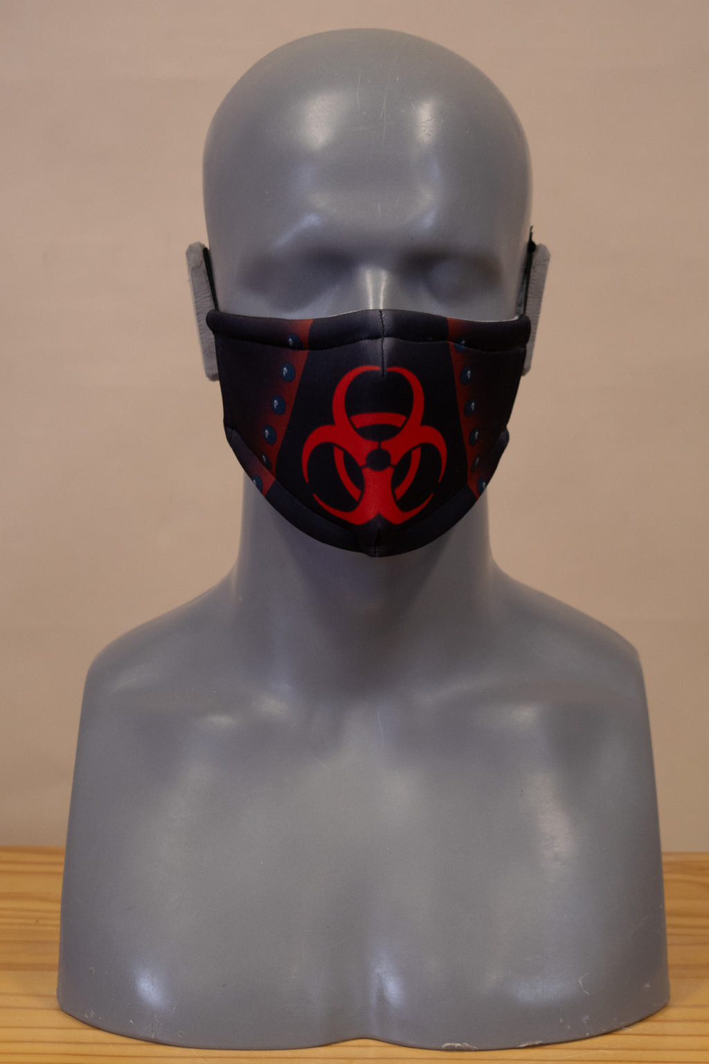 Bio-hazard Face Mask Red
