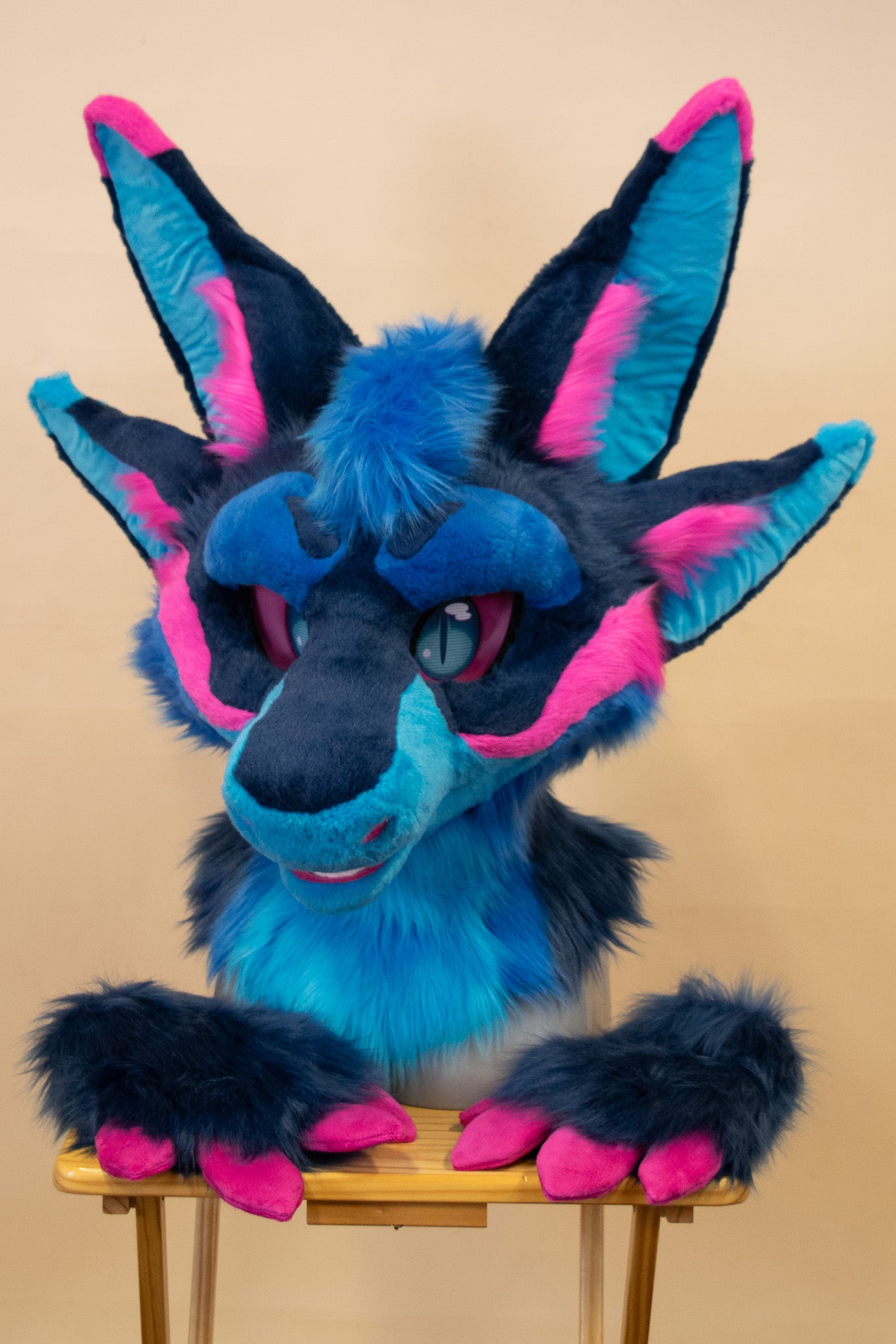 Neon Tides Shark Partial Fursuit