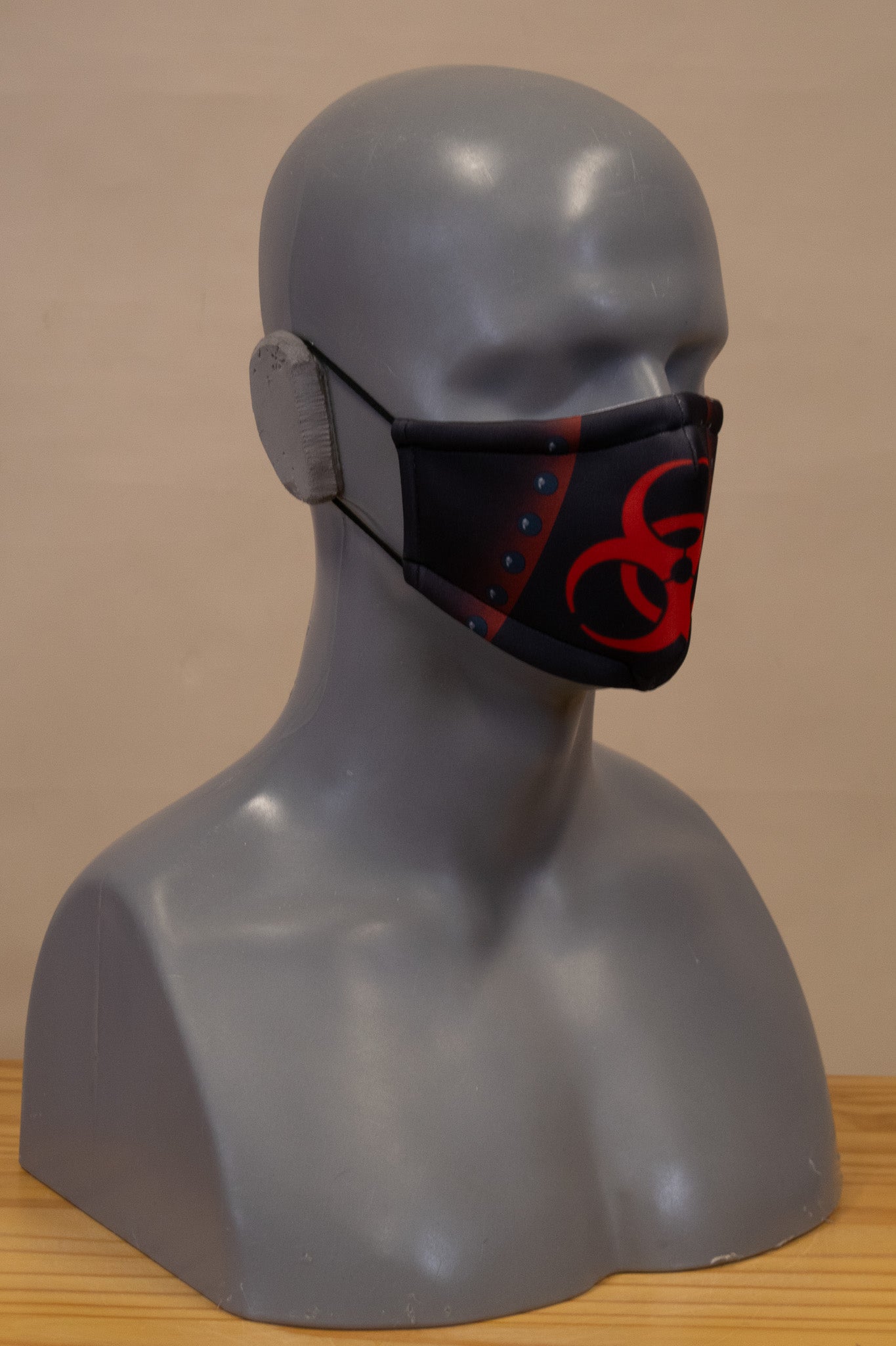 Bio-hazard Face Mask Red