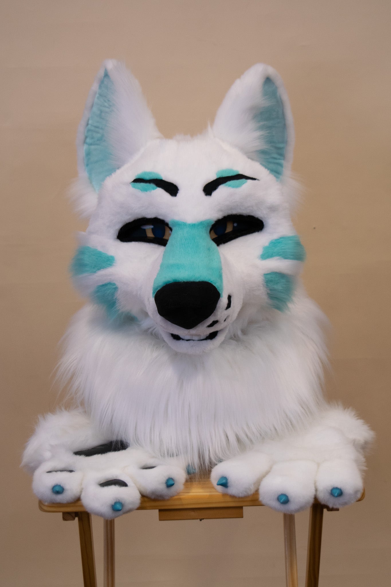 North Winds Wolf Partial Fursuit