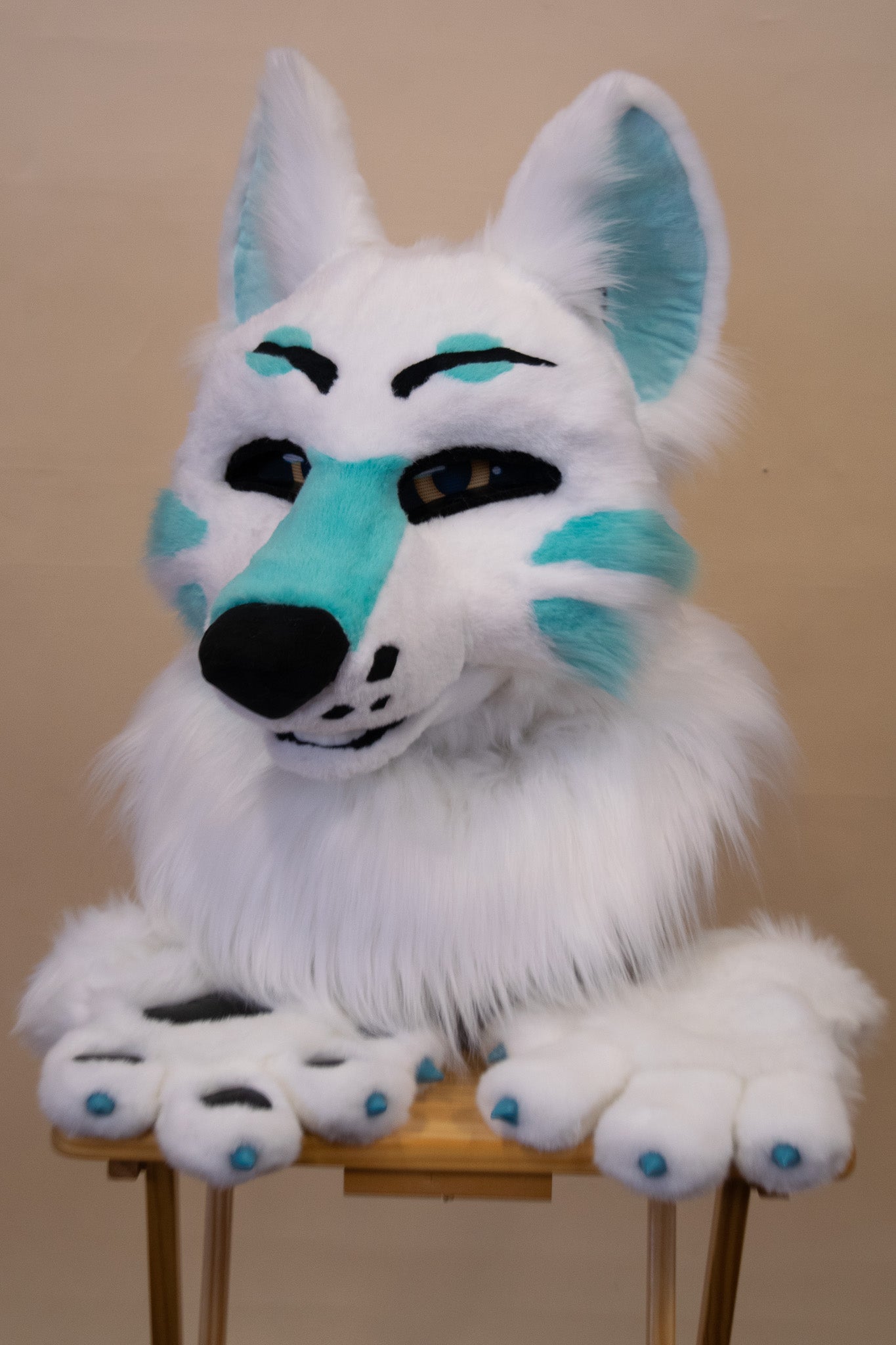 North Winds Wolf Partial Fursuit