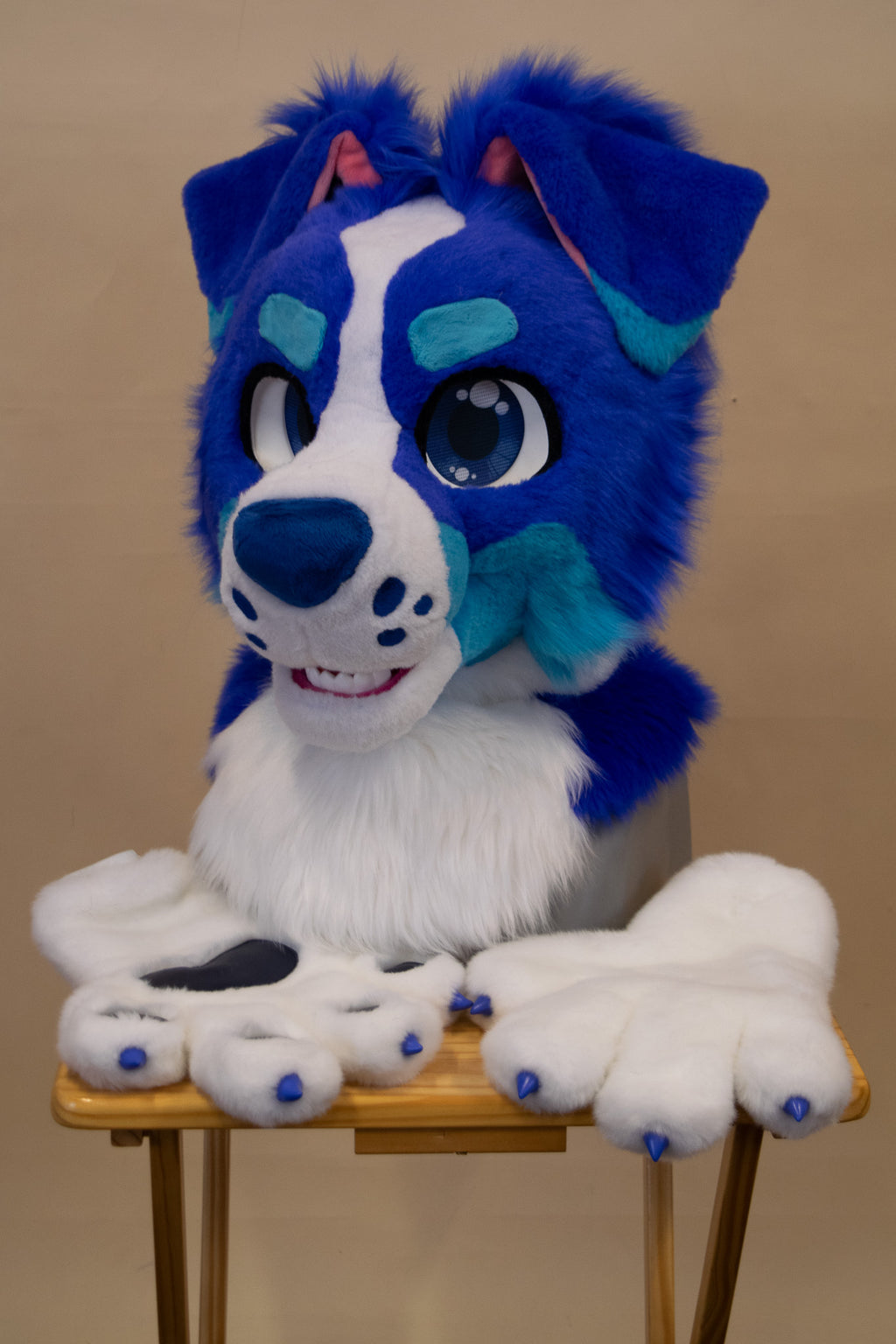 Blue Boofer Partial Fursuit