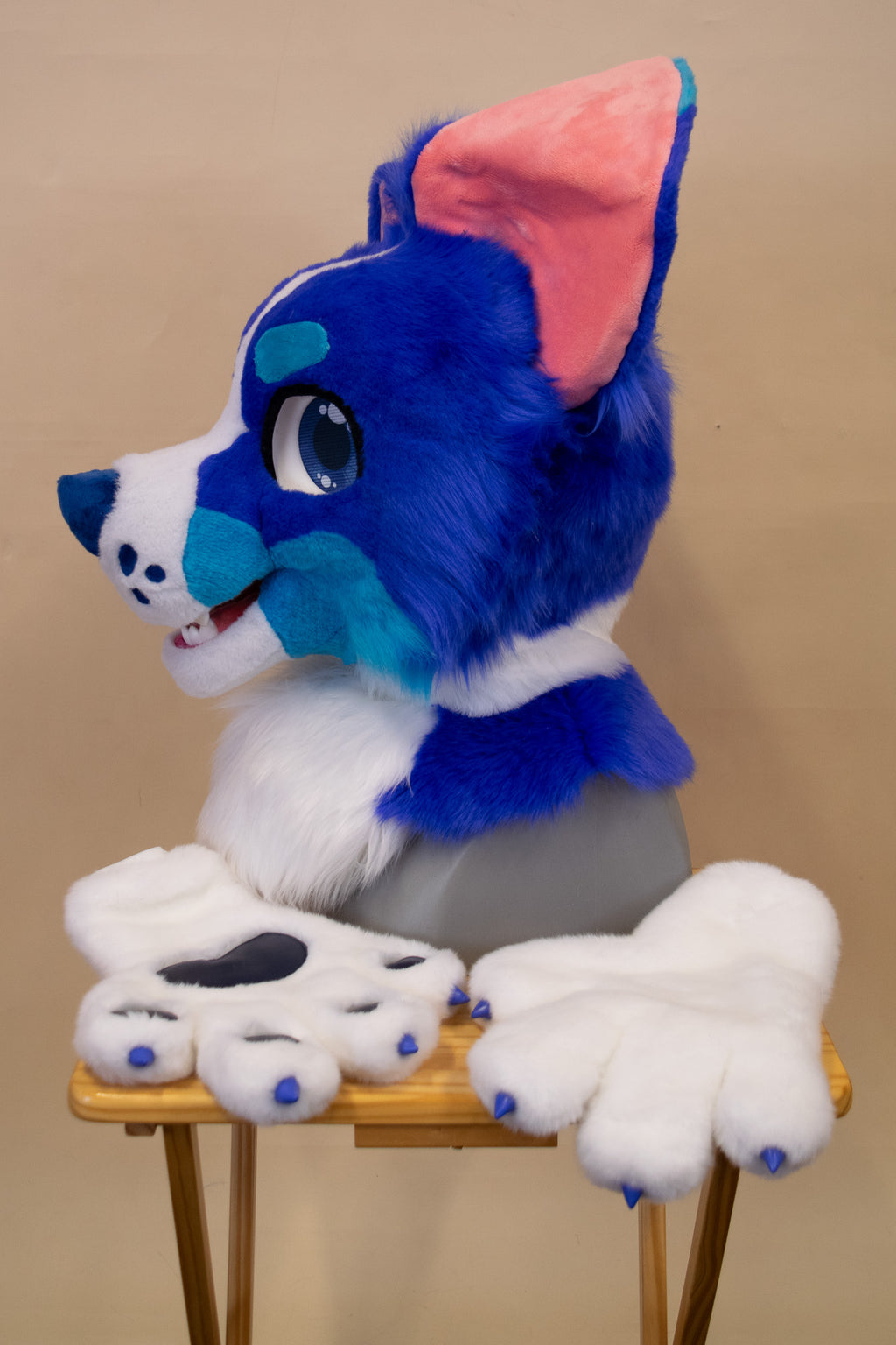 Blue Boofer Partial Fursuit