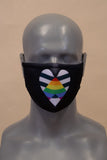 Pride Heart Cloth Mask 🏳‍🌈