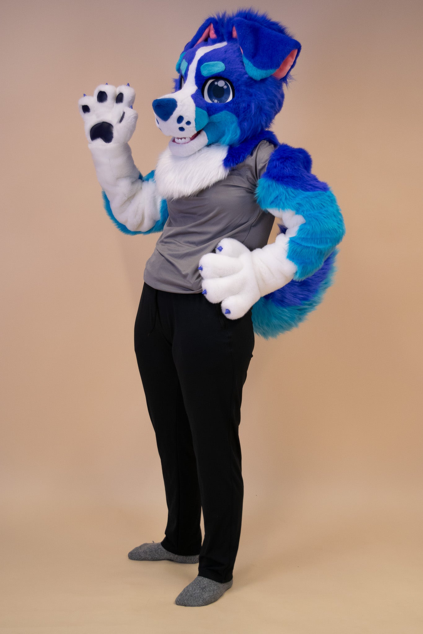 Blue Boofer Partial Fursuit