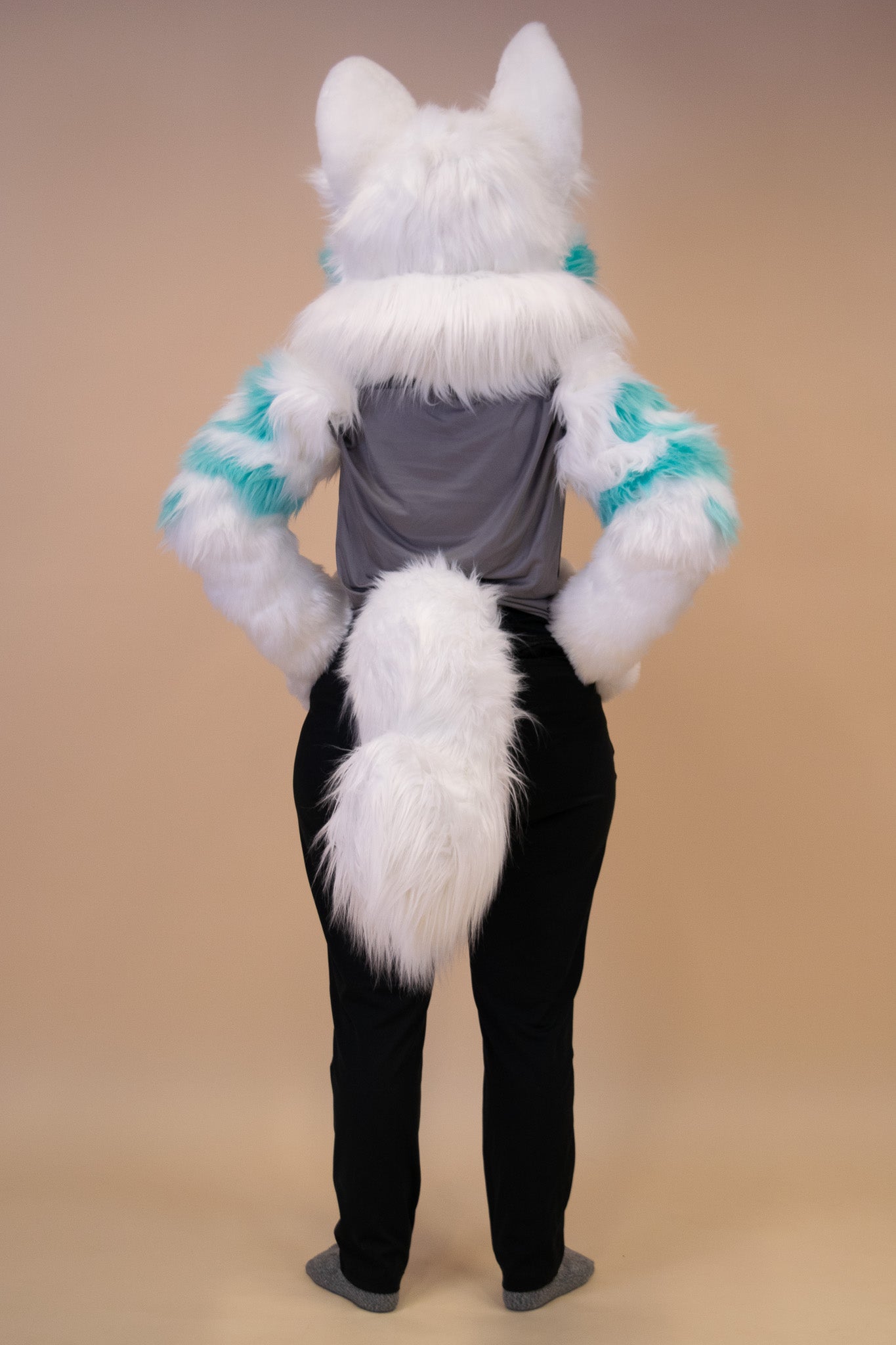 North Winds Wolf Partial Fursuit
