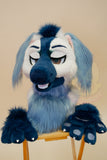 Cloudy Afghan Hound Partial Fursuit