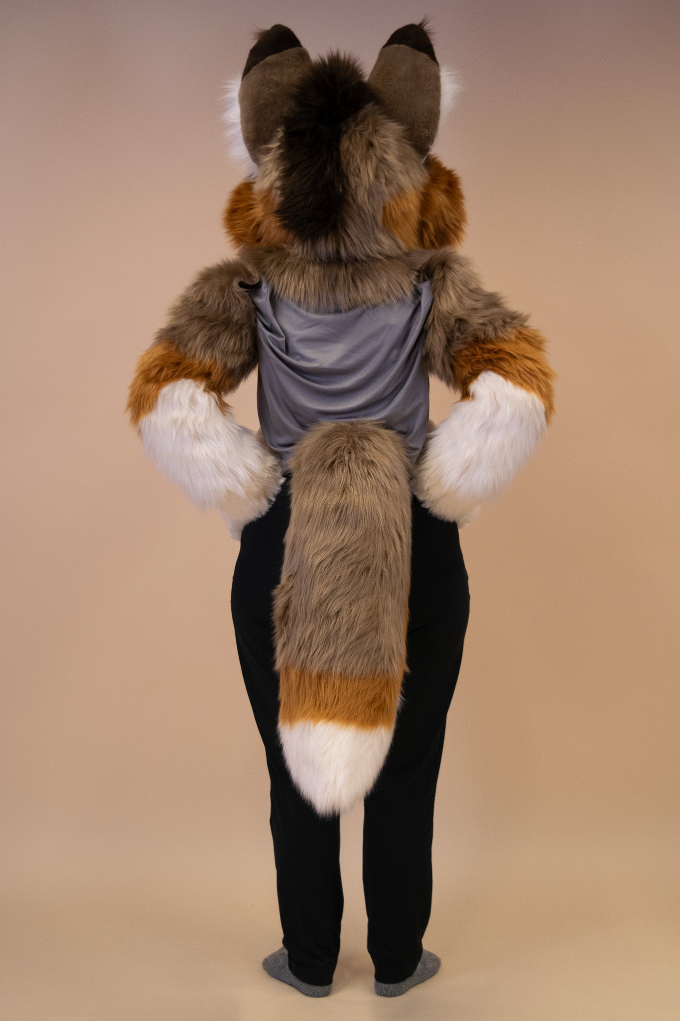 Classic Timber Wolf Partial Fursuit