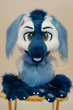 Cloudy Afghan Hound Partial Fursuit