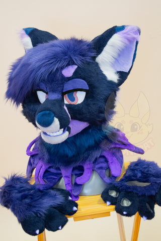 Marbled Fox Partial Fursuit