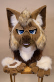 Little Brown Hyena Partial Fursuit