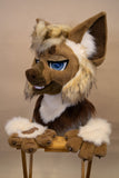 Little Brown Hyena Partial Fursuit
