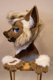 Little Brown Hyena Partial Fursuit