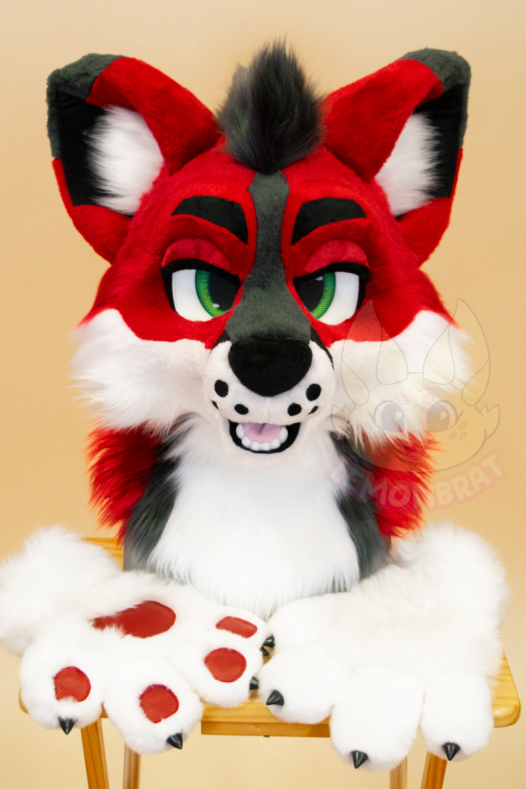 Cinnabar Fox Partial Fursuit