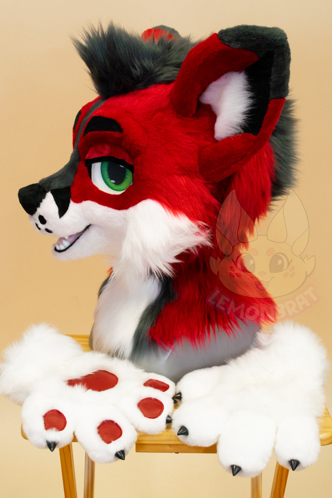 Cinnabar Fox Partial Fursuit