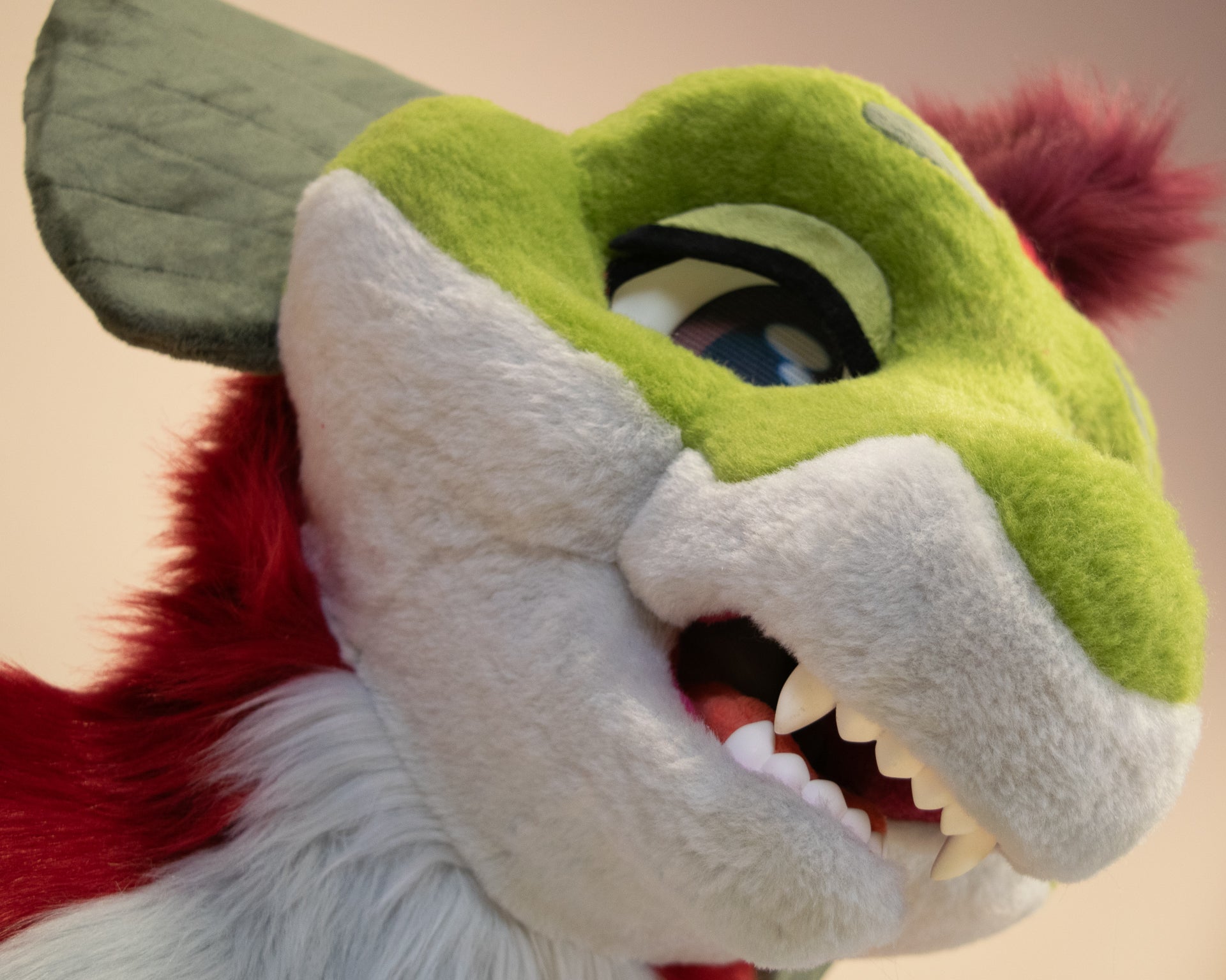 Suave Salmon Partial Fursuit