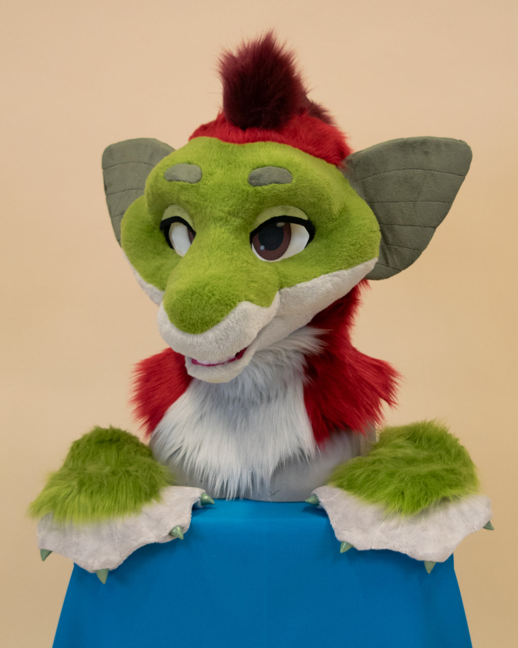 Suave Salmon Partial Fursuit