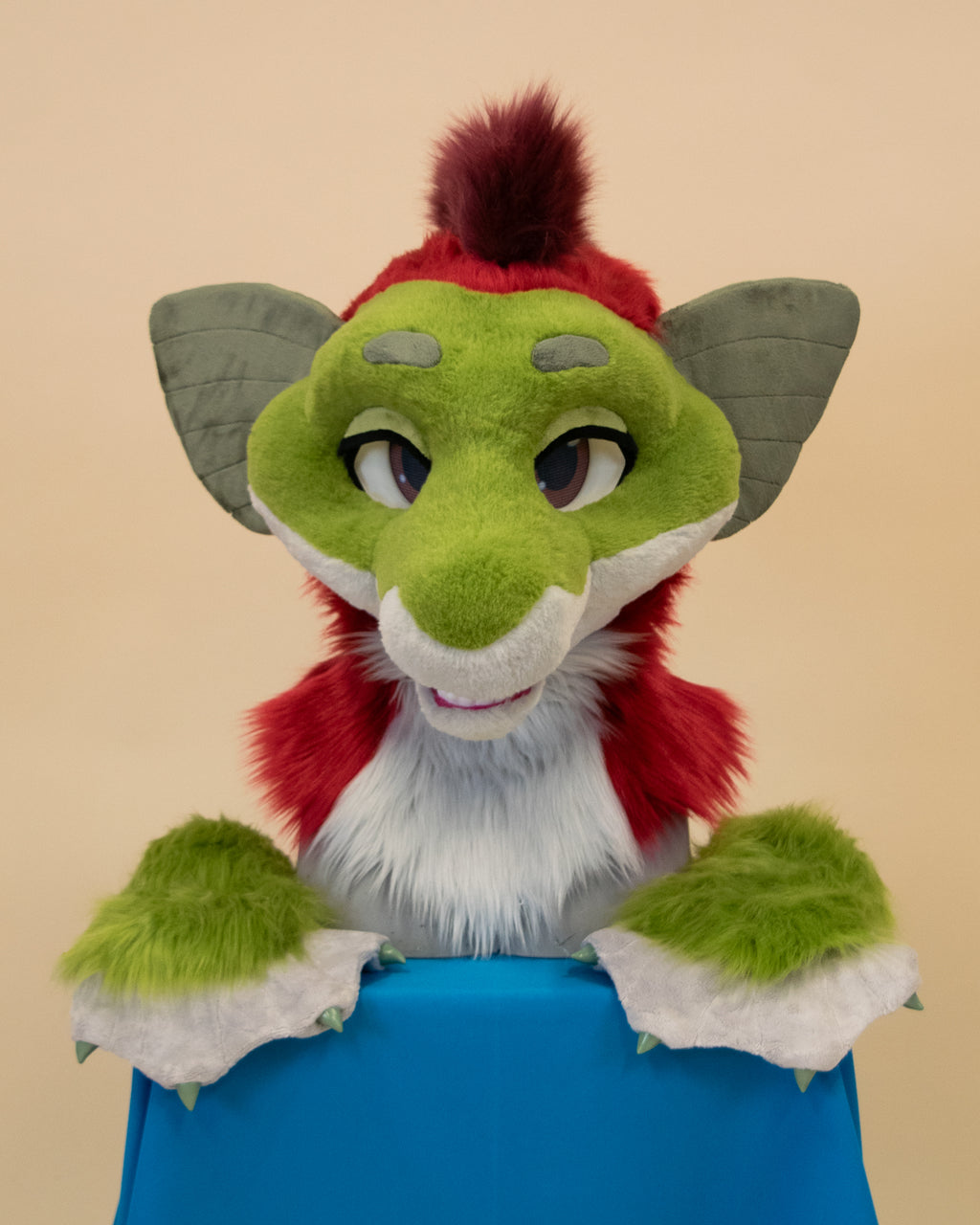 Suave Salmon Partial Fursuit