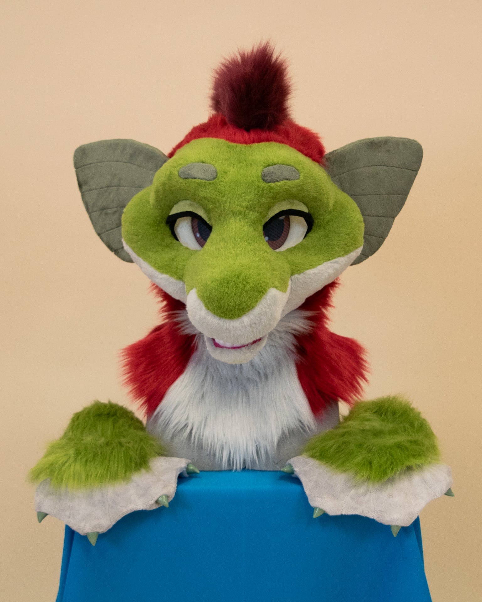 Suave Salmon Partial Fursuit