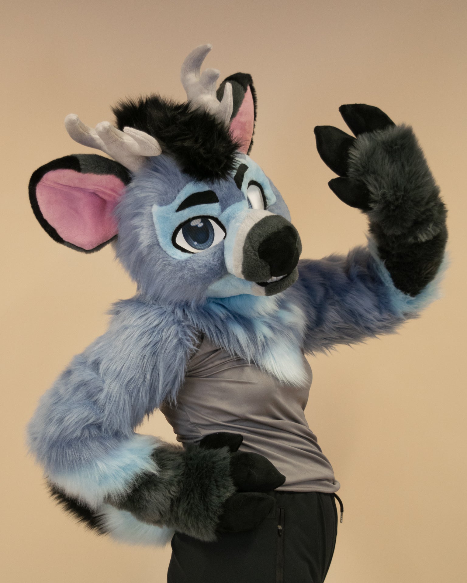 Steely Stag Partial Fursuit
