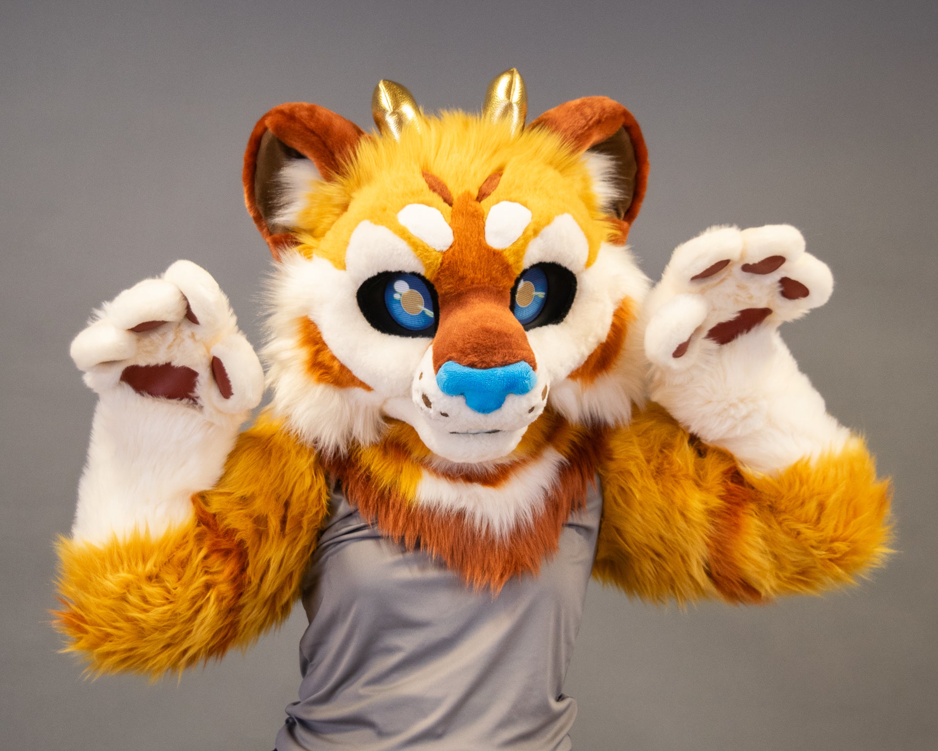 Golden Guardian Partial Fursuit