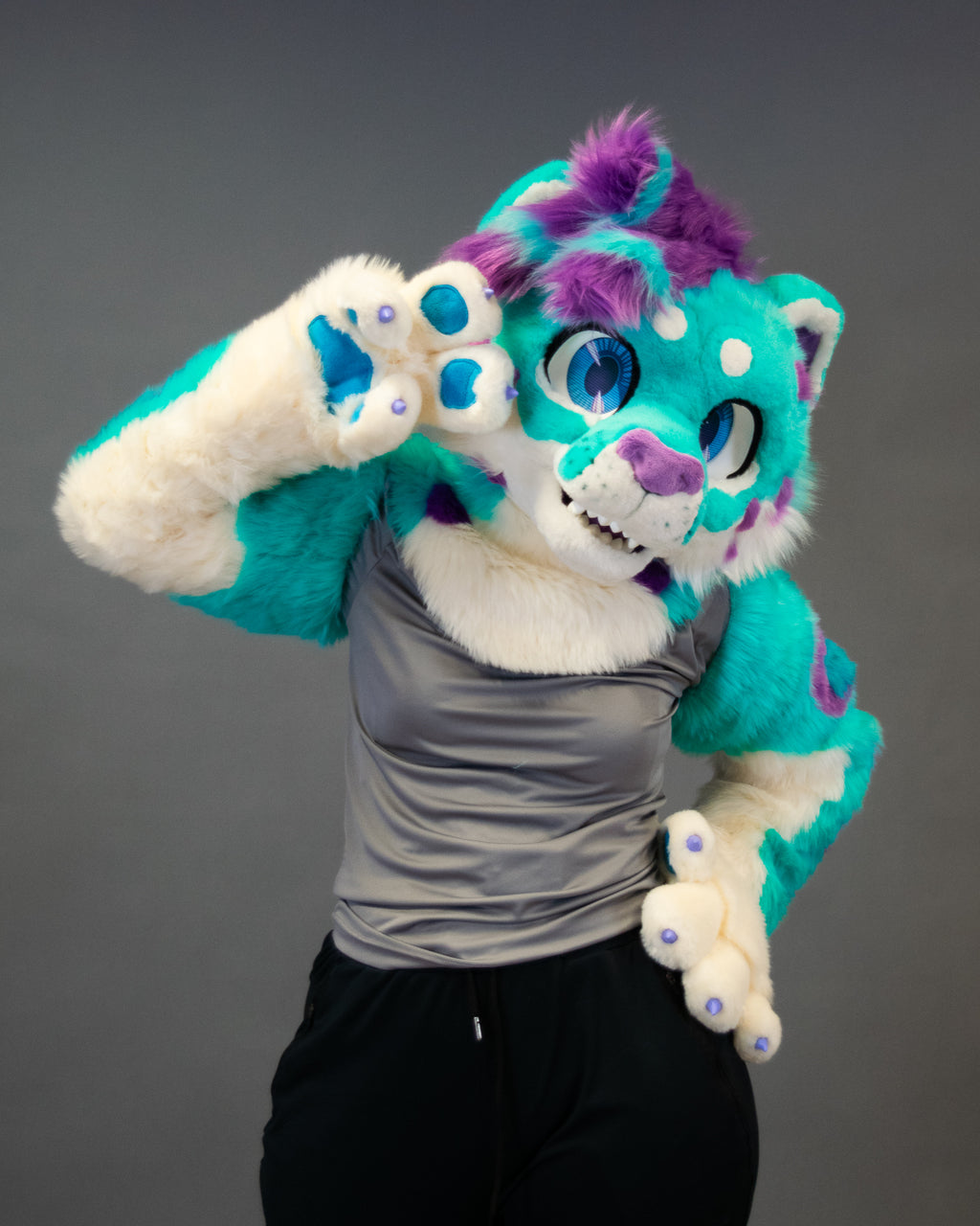 Spot the Leopard Partial Fursuit