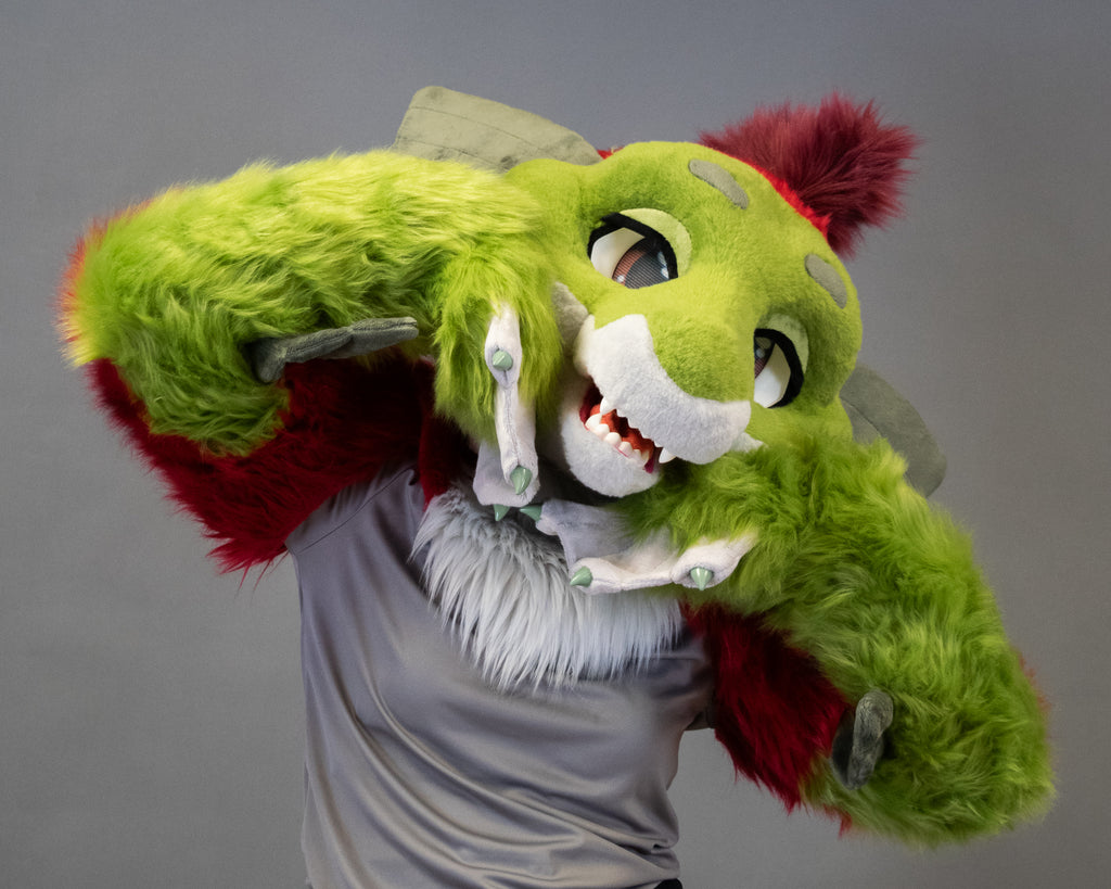 Suave Salmon Partial Fursuit