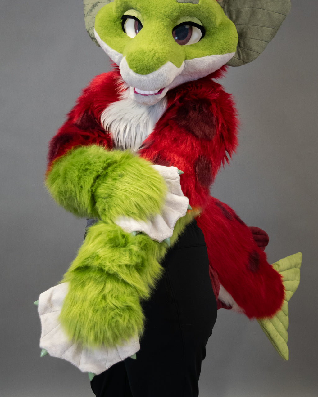 Suave Salmon Partial Fursuit