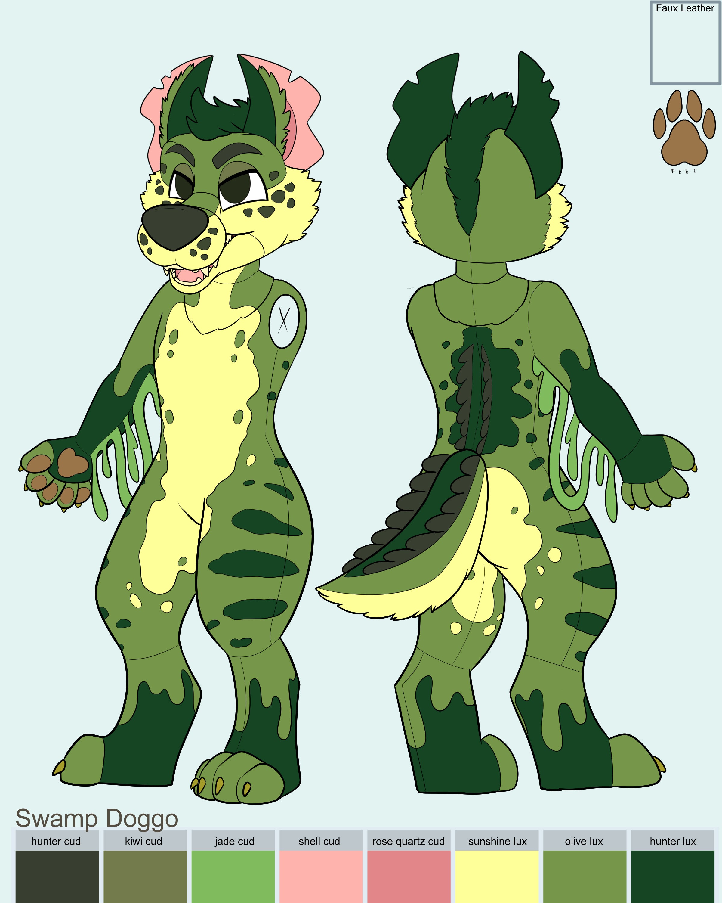 Swamp Doggo Partial Fursuit