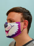 Purple Husky Face Mask