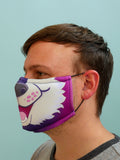 Purple Husky Face Mask