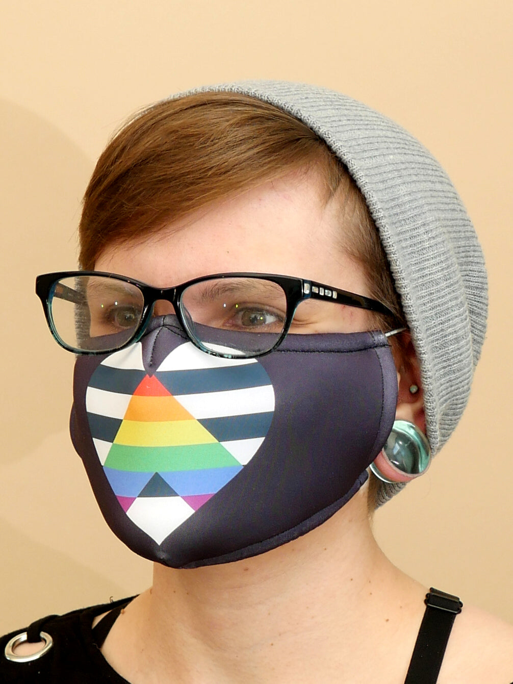 Pride Heart Cloth Mask 🏳‍🌈