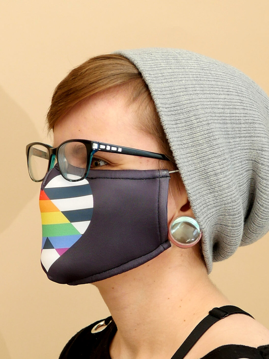 Pride Heart Cloth Mask 🏳‍🌈