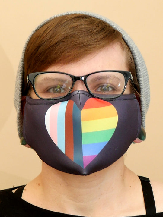 Pride Heart Cloth Mask 🏳‍🌈