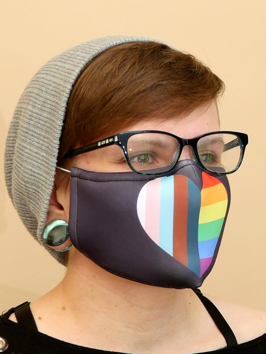 Pride Heart Cloth Mask 🏳‍🌈