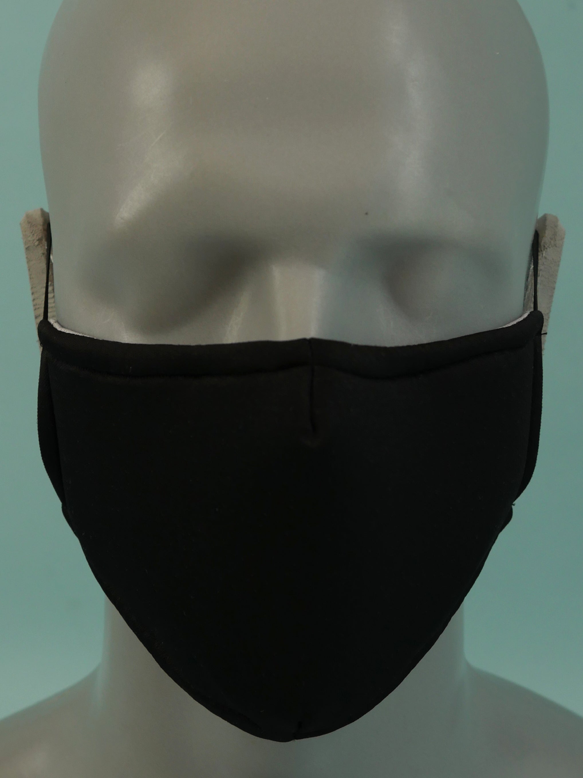 Solid Black Face Mask