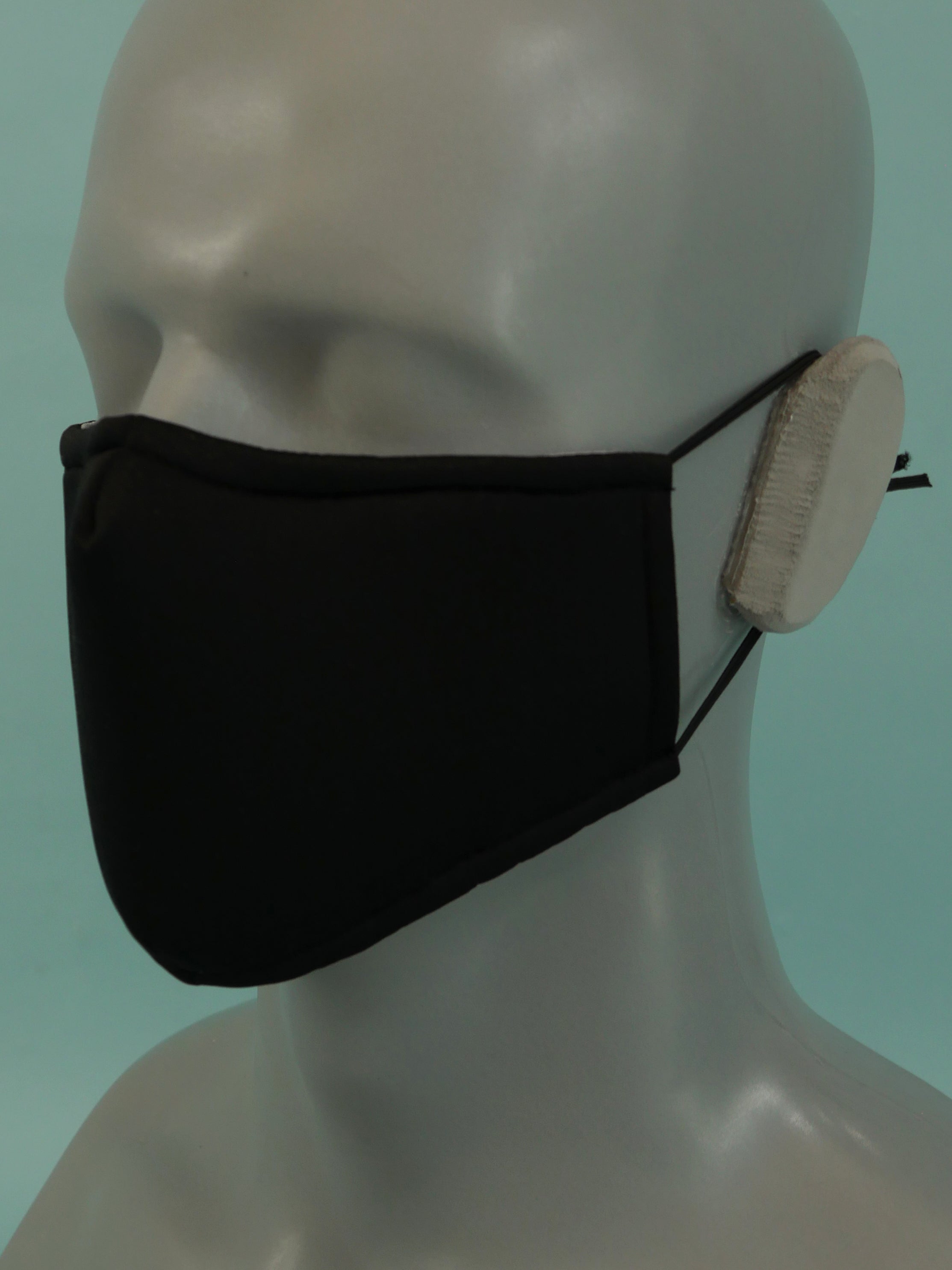 Solid Black Face Mask
