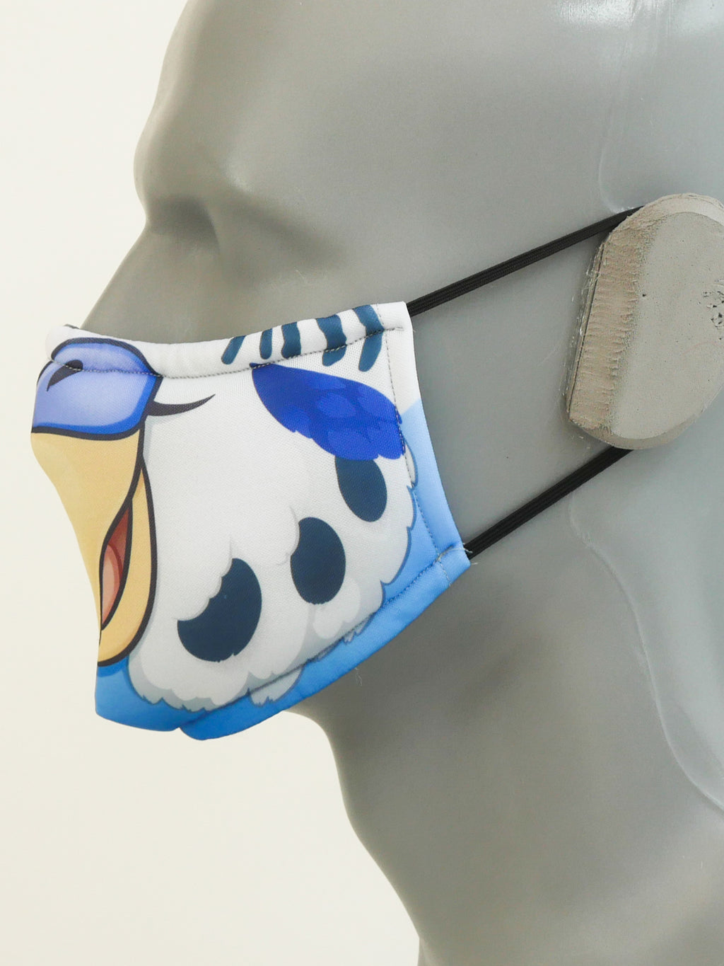 Bujji Mask Blue Budgie Face Mask – lemonbrat