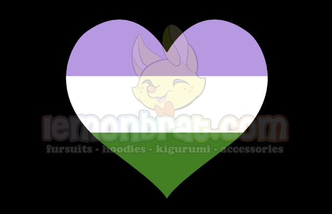 Pride Heart Cloth Mask 🏳‍🌈