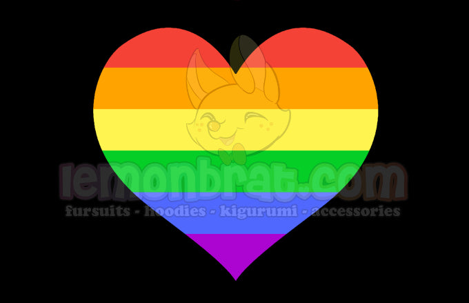 Pride Heart Cloth Mask 🏳‍🌈