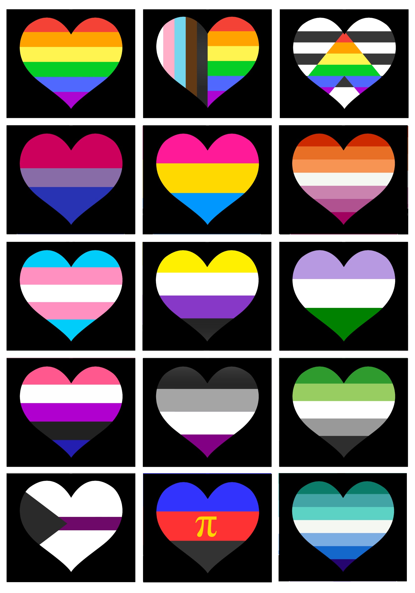 Pride Heart Cloth Mask 🏳‍🌈